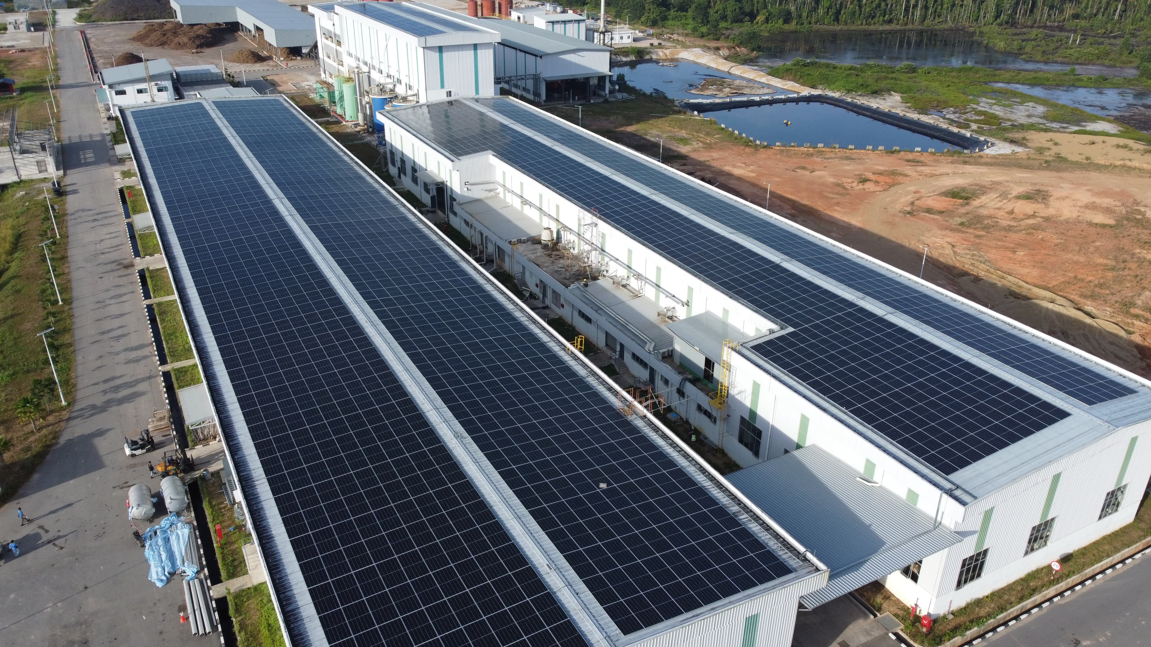 Sunyield-installed commercial rooftop solar on industrial facility, Malaysia