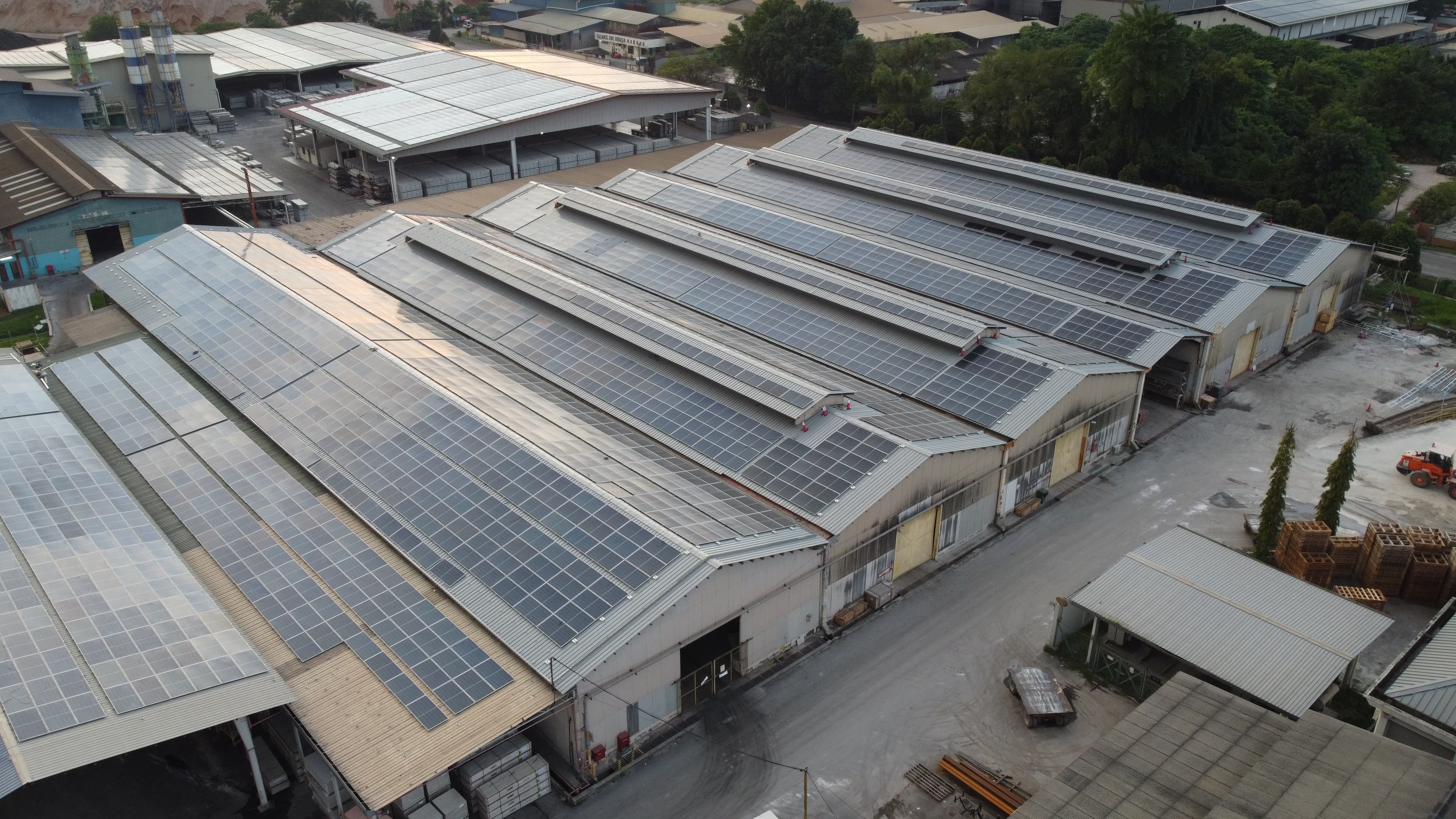 Sunyield commercial solar installation — multi-building facility, Malaysia