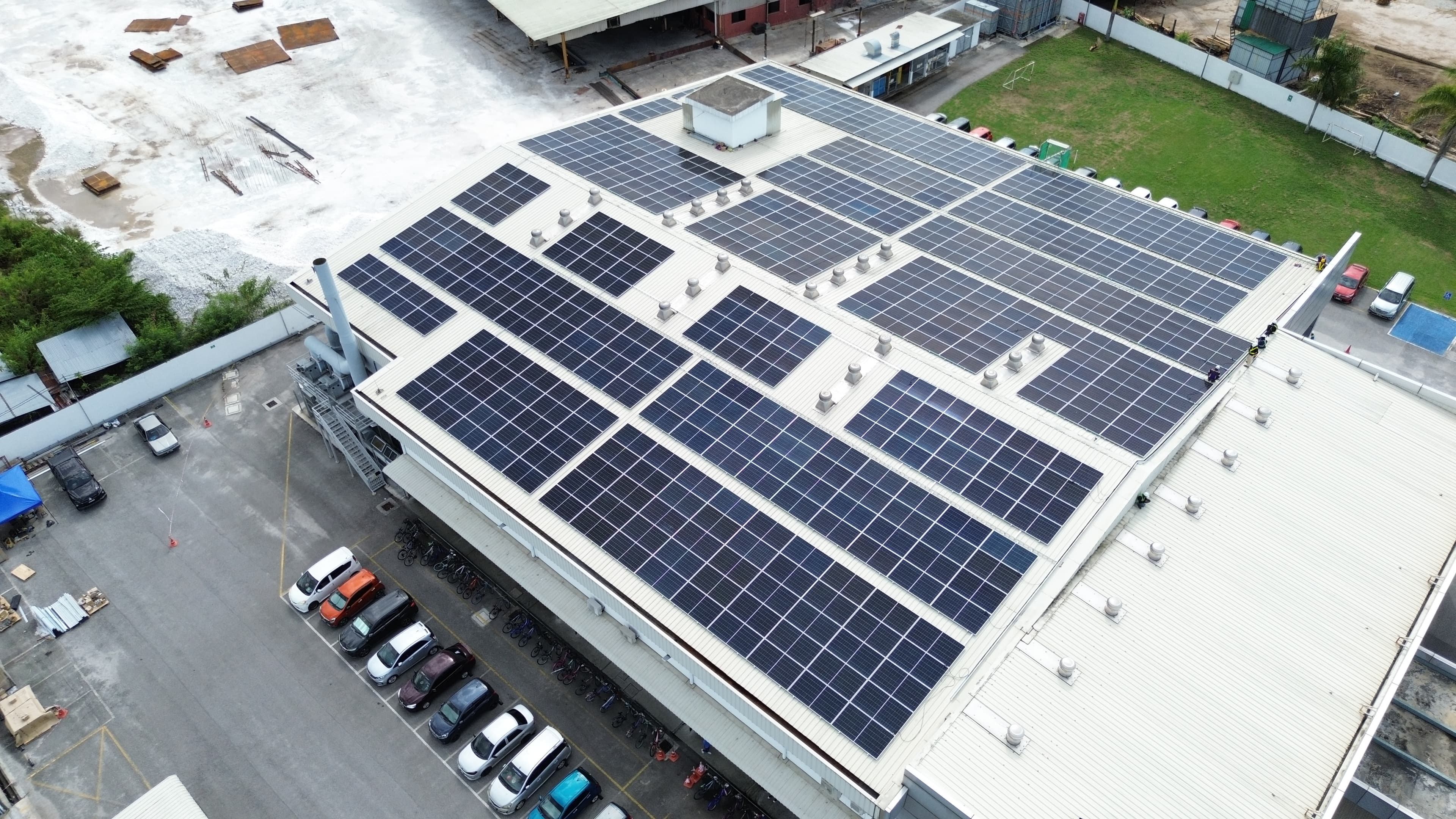Sunyield commercial building rooftop solar system